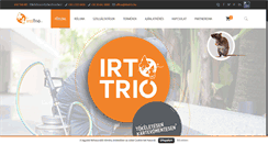 Desktop Screenshot of irtotrio.hu